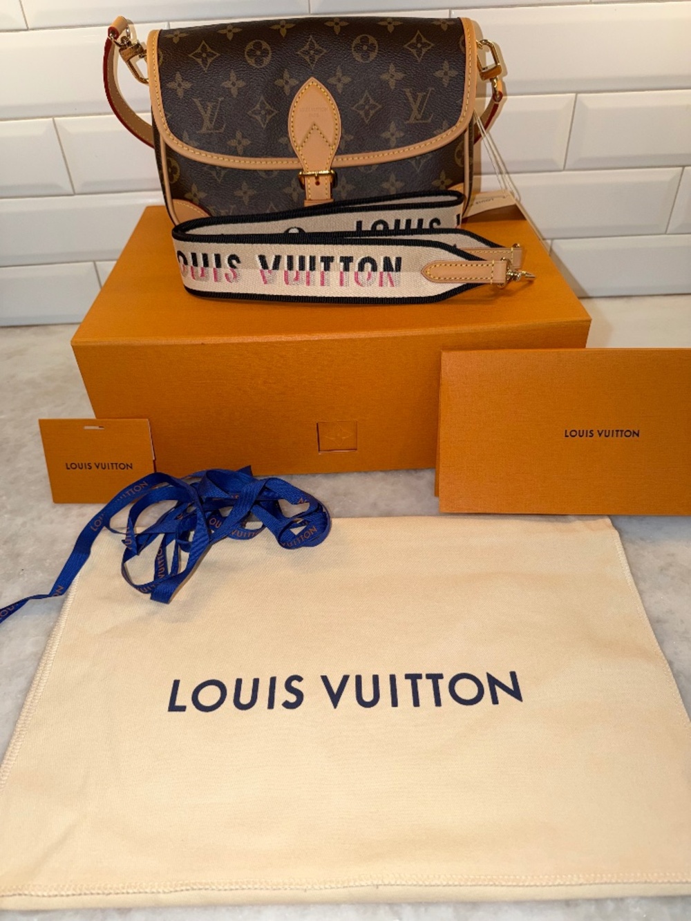 Louis Vuitton Diane NM Monogram Canvas Handbag | Brand New | Never Used |